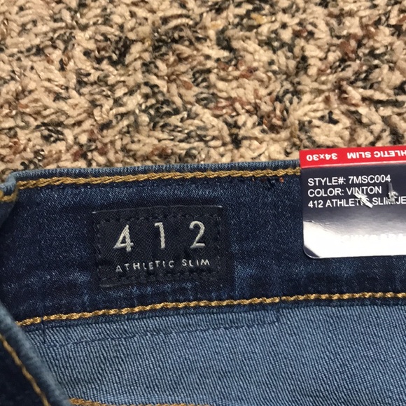 🎁Lucky Brand 412 Athletic Slim Jeans | NWT! - Picture 6 of 8